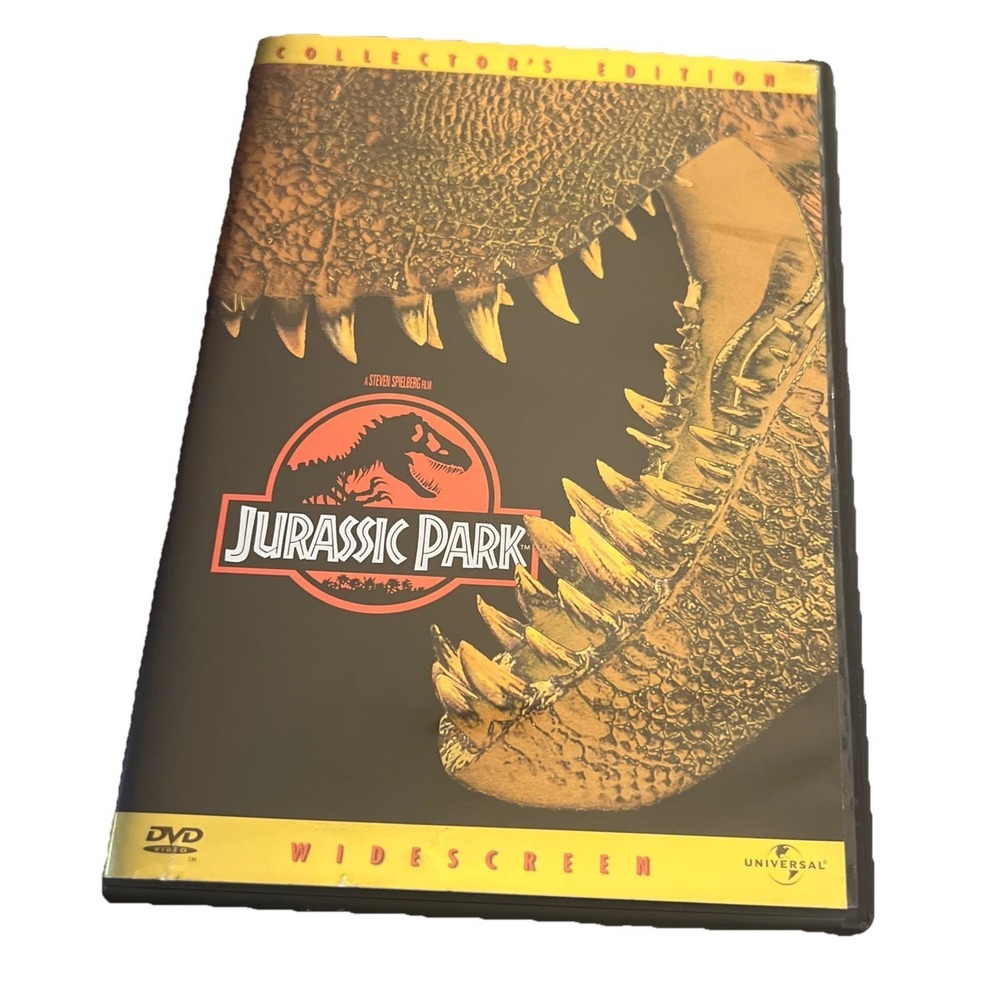 Universal Jurassic Park DVD Unisex OS Yellow Excellent Collector's Widescreen